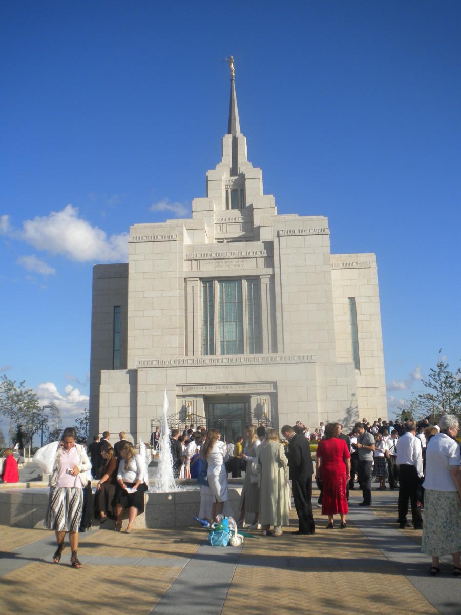 Kyiv Ukraine Temple after its dedication Sunday, August 29, 2010